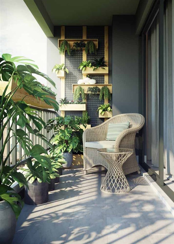 Apartment Balcony Design Ideas - Narrow Long Balcony Ideas -4