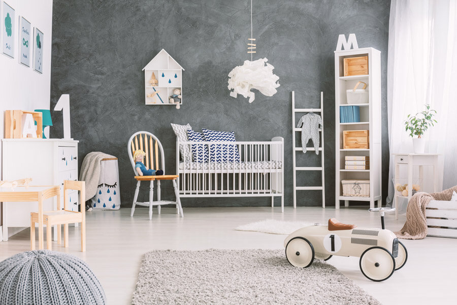 Baby Nursery Decor Ideas 2022 Design Guide Decombo - Nursery Wall Storage Ideas